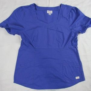 Live Sweet urbane Women's Scrub Shirt Top Size M